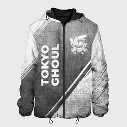 Мужская куртка Tokyo Ghoul - grey gradient вертикально