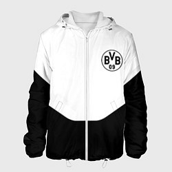 Куртка с капюшоном мужская Borussia geometry, цвет: 3D-белый