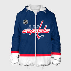 Куртка с капюшоном мужская Washington Capitals hockey team, цвет: 3D-белый