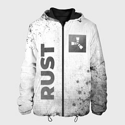 Мужская куртка Rust - white gradient вертикально
