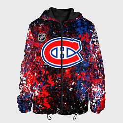 Куртка с капюшоном мужская Montreal Canadiens NHL black, цвет: 3D-черный