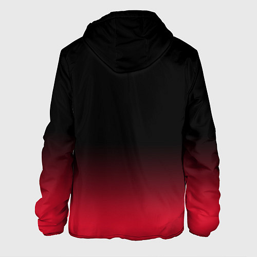 Мужская куртка Чикаго Блэкхокс - градиент / 3D-Черный – фото 2