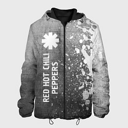 Куртка с капюшоном мужская Red Hot Chili Peppers - grey gradient по-вертикали, цвет: 3D-черный