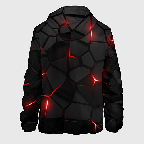 Мужская куртка Детройт Ред Уингз - плиты с подсветкой / 3D-Черный – фото 2