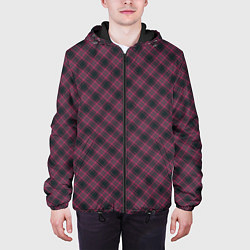 Куртка с капюшоном мужская Tartan, цвет: 3D-черный — фото 2