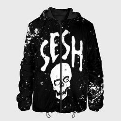 Куртка с капюшоном мужская Sesh, цвет: 3D-черный