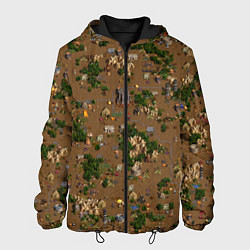 Куртка с капюшоном мужская Земли Данжа - Герои 3, цвет: 3D-черный