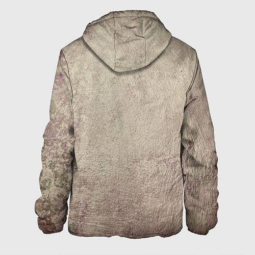 Мужская куртка Абстракция - grey pink wall / 3D-Черный – фото 2