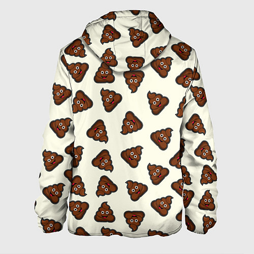 Мужская куртка Нашивки какашки / 3D-Черный – фото 2