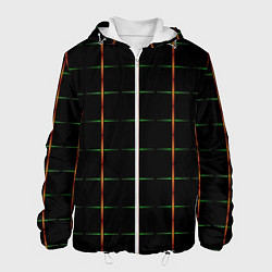 Мужская куртка Color black orange green crosses