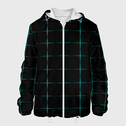Мужская куртка Color black blue crosses