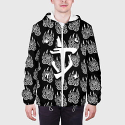 Куртка с капюшоном мужская Doom хищник леса, цвет: 3D-белый — фото 2