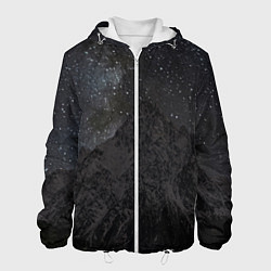 Куртка с капюшоном мужская Тихтенген звёздны, цвет: 3D-белый