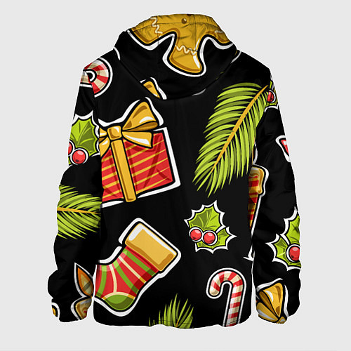 Мужская куртка Рождественский вайб / 3D-Черный – фото 2