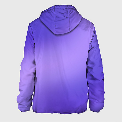Мужская куртка Color purple gradient / 3D-Черный – фото 2