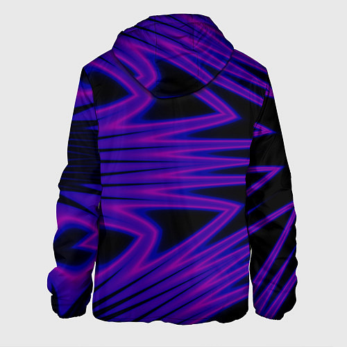 Мужская куртка Color neon blue / 3D-Черный – фото 2