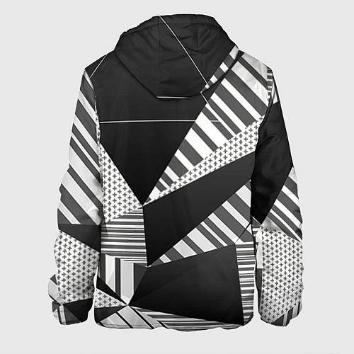 Мужская куртка Геометрия / 3D-Черный – фото 2