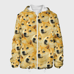 Куртка с капюшоном мужская Doge, цвет: 3D-белый