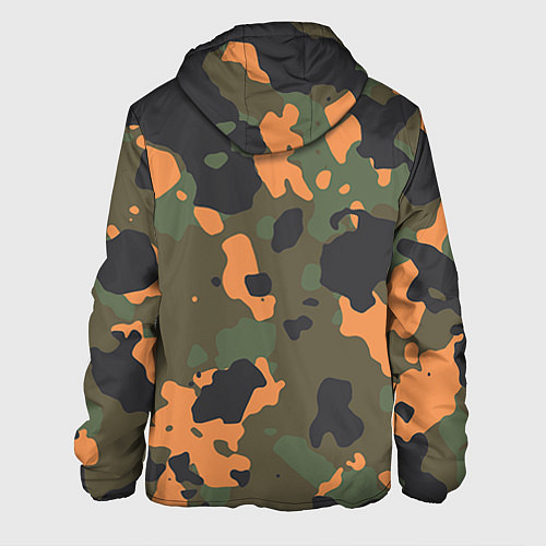 Мужская куртка Камуфляж: хаки/оранжевый / 3D-Черный – фото 2