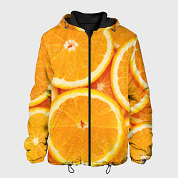 Куртка с капюшоном мужская Апельсин, цвет: 3D-черный