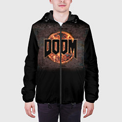 Куртка с капюшоном мужская DOOM Fire, цвет: 3D-черный — фото 2