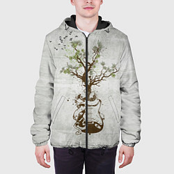 Куртка с капюшоном мужская Three Days Grace: Tree, цвет: 3D-черный — фото 2