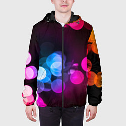 Куртка с капюшоном мужская Light Spots, цвет: 3D-черный — фото 2