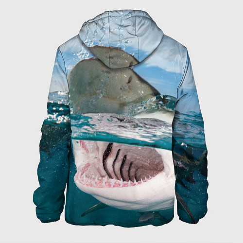 Мужская куртка Хищная акула / 3D-Черный – фото 2