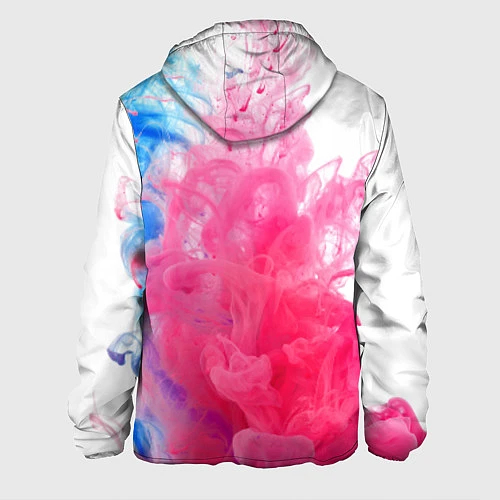 Мужская куртка Взрыв красок / 3D-Черный – фото 2