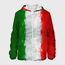 Куртка с капюшоном мужская Italian, цвет: 3D-белый