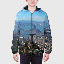 Куртка с капюшоном мужская Рио-де-Жанейро, цвет: 3D-черный — фото 2
