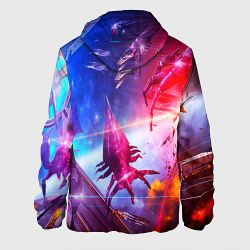 Мужская куртка Mass effect / 3D-Черный – фото 2