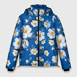 Мужская зимняя куртка Цветы ретро 5