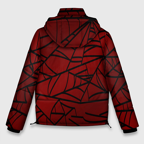 Мужская зимняя куртка Cs:go - Crimson Web Style Factory New Кровавая пау / 3D-Светло-серый – фото 2