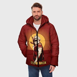 Куртка зимняя мужская Маркс: Ill Be Back, цвет: 3D-красный — фото 2