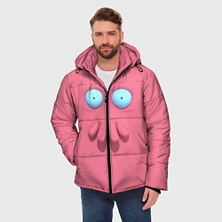 Куртка зимняя мужская Доктор Зойдберг, цвет: 3D-черный — фото 2