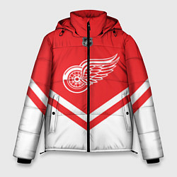 Куртка зимняя мужская NHL: Detroit Red Wings, цвет: 3D-светло-серый