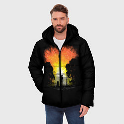 Куртка зимняя мужская Wasteland Apocalypse, цвет: 3D-черный — фото 2