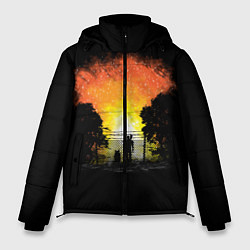 Куртка зимняя мужская Wasteland Apocalypse, цвет: 3D-красный