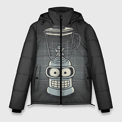 Куртка зимняя мужская Bender Blender, цвет: 3D-черный