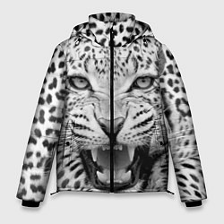 Мужская зимняя куртка Белый леопард