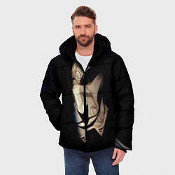 Куртка зимняя мужская Маска, цвет: 3D-черный — фото 2