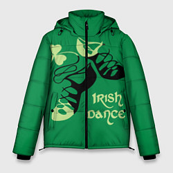 Куртка зимняя мужская Ireland, Irish dance, цвет: 3D-красный