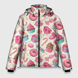 Куртка зимняя мужская Радости для сладости, цвет: 3D-черный