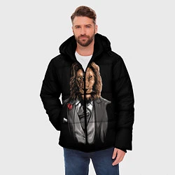 Куртка зимняя мужская Мистер Лев, цвет: 3D-черный — фото 2