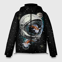 Куртка зимняя мужская Подводный космос, цвет: 3D-светло-серый
