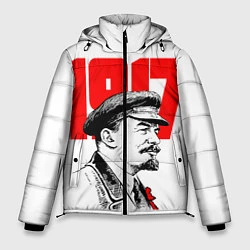 Куртка зимняя мужская Ленин 1917, цвет: 3D-черный