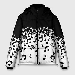 Мужская зимняя куртка Поглощение музыкой
