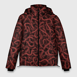 Куртка зимняя мужская Сколопендры, цвет: 3D-черный