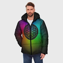 Куртка зимняя мужская Coldplay Colour, цвет: 3D-черный — фото 2